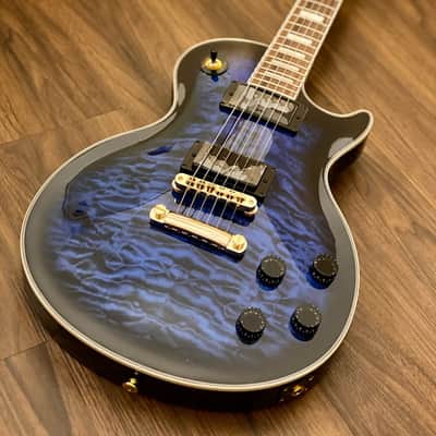 Soloking SLS60QM Deluxe in Black Aqua Burst Nafiri Special Run image 2