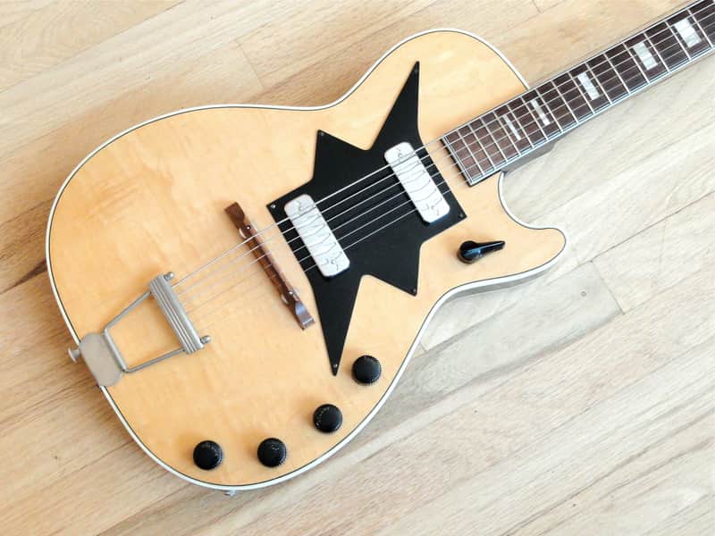 1960 Harmony Roy Smeck Stratotone Jupiter H7208 Vintage Guitar Gold Foils w/osc image 1