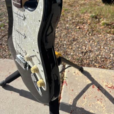 Squier Standard Stratocaster with Rosewood Fretboard 2001 - 2013 - Black Metallic image 7