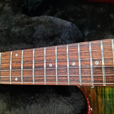 MUSIC MAN Luke 3 HSS Lusciou Green Flame Fi Ro Ma image 11