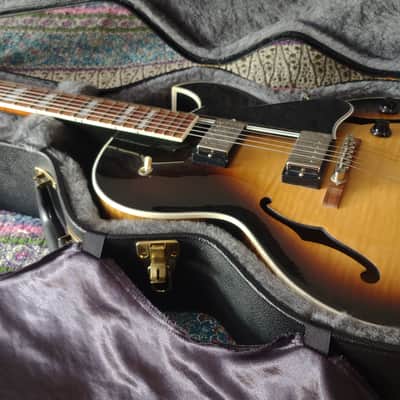 Gibson ES-175 D 2010 headstock repair Vintage Sunburst image 3