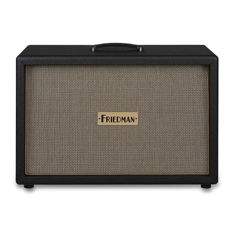Friedman 2x12" Rear Ported Closed Back Cabinet - 2 x Vintage 30 Loaded - Vintage Grille Cloth image 1