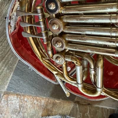 C. G. Conn 6D Double French horn. Made in USA image 9