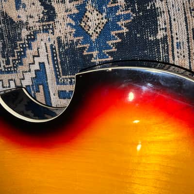 1970s Ventura Violin Bass Japan Sunburst FujiGen Teisco MIJ Hollow Body image 19