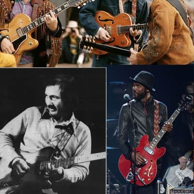 Vintage 70s Red 'Woodstock' Guitar Strap Replica image 8
