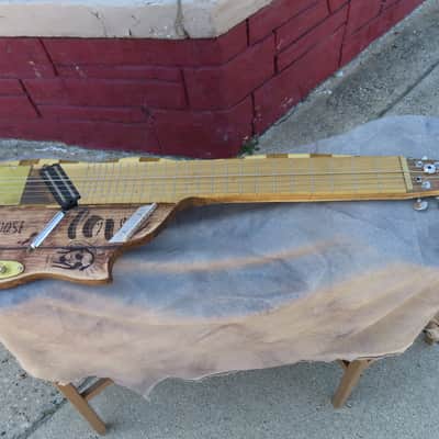 PAGE CUSTOM STICK DRONE 7 STRING CHAPMAN style DOUBLENECK GUITAR image 2