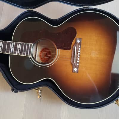 Gibson J-185 Original Acoustic Electric like J-200 Vintage Sunburst image 2