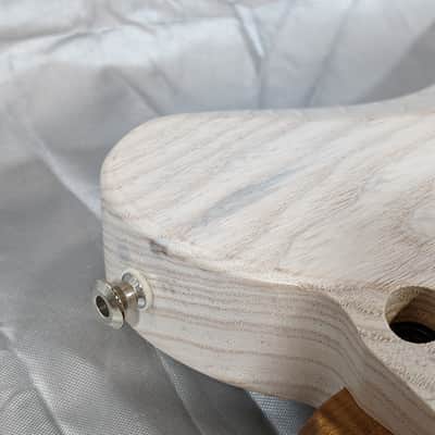 Kiesel Solo - 26.5" Baritone - Select White Wash - MASTERGRADE Flamed Maple Neck & Fretboard - 2022 image 19