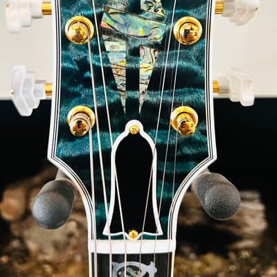 Gibson Custom Shop PSL Les Pual Ultimate 5A Quilt "Tree of Life" Nordic Blue 2025 - gloss image 7