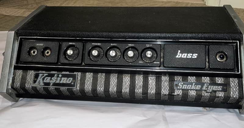 Kasino Snake Eyes 250 Bass Amplifier ('70s vintage, US manufactured) image 1