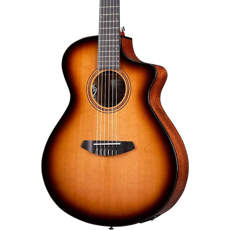 Breedlove Solo Pro Concert Nylon-String Classical Acoustic-Electric Guitar Regular Edge Burst image 1