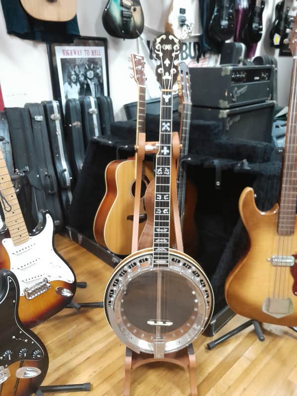 Ome Silver Triple X 5 String 1980s - Natural image 1