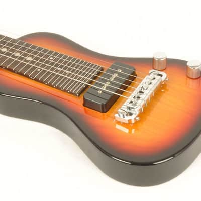 SX Lap 2 Ash 3TS Electric Lap Steel Guitar w/Bag & Stand image 6