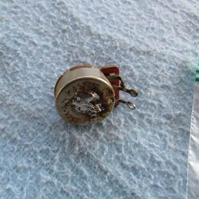 1976 CTS 250K Potentiometer Vintage Solid Plastic Shaft Potentiometer Genuine Vintage 1976 Potentiometer image 3