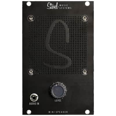 Stoel Music Systems Mini Speaker Eurorack Module, Dark Mode - Black image 1