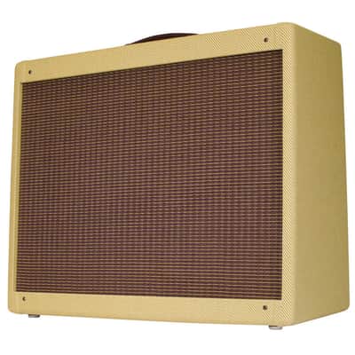 Mojotone Narrow Panel Tweed Twin Low Power® Style Guitar Amplifier Combo Speaker Cabinet image 1