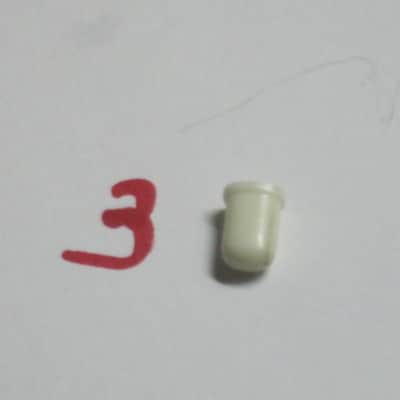 FIVE USED Slider CAPS for GE7 Equalizer or GE7B Bass Equalizer [all caps have visible cracks: 3 caps have hair-line cracks / one cap slightly wider crack(s) / one cap has bigger gap-crack(s)] AS IS & 1 new grommet image 15