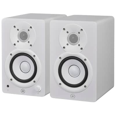 Yamaha HS4W Studio Monitors (White) image 3