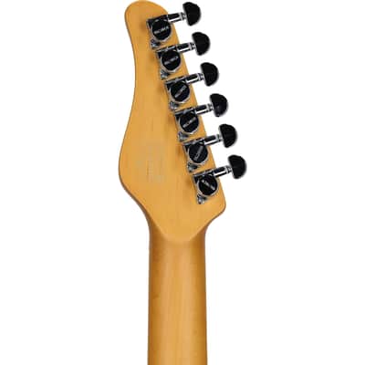Schecter MV-6 Electric Guitar, with Maple Fingerboard, Super Sonic Blue image 8