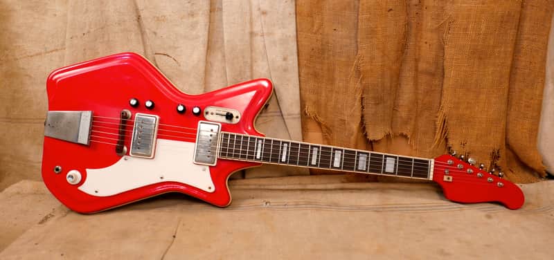 Supro JB Hutto "Jetsons" 1966 Red image 1