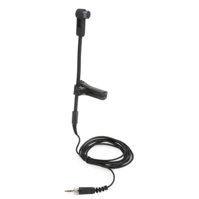 Liquid Audio Sennheiser 908 B Condenser Gooseneck Clip-on Microphone Bundle w/Pig Hog PHM10 8mm Mic Cable Polishing Cloth image 2