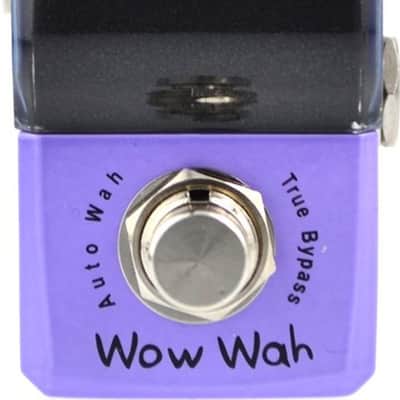 Joyo JF-322 Wow Wah (Auto wah) True Bypass Mini Pedal w/ 2 Patch Cables image 10