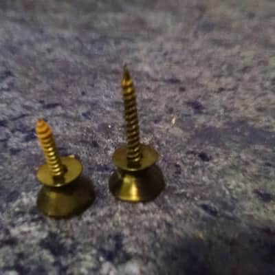 1980s ALLparts Black strap buttons image 2