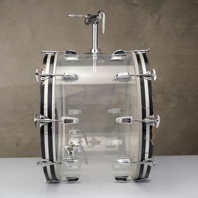 1976 Ludwig Vistalite Clear 5pc Drums #59091 image 4