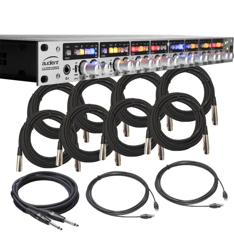 Audient ASP880 8-Channel Mic Preamp CABLE KIT image 1