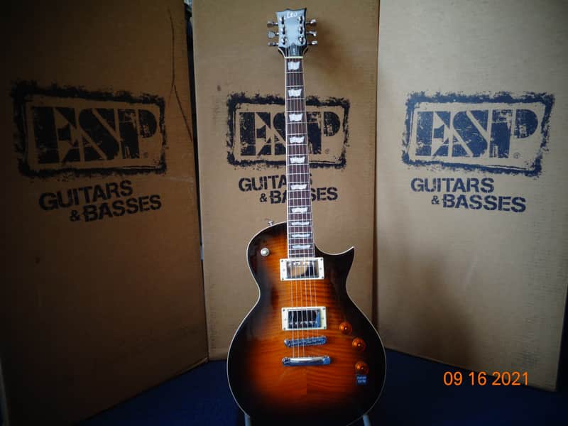 ESP LTD EC-256 2021 Dark Brown Sunburst image 1