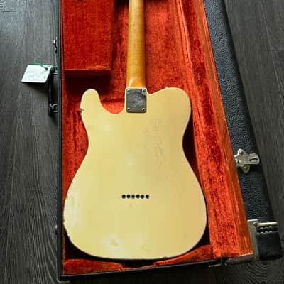 1967 Fender Telecaster Olympic White Custom Color All Original with CITES image 15
