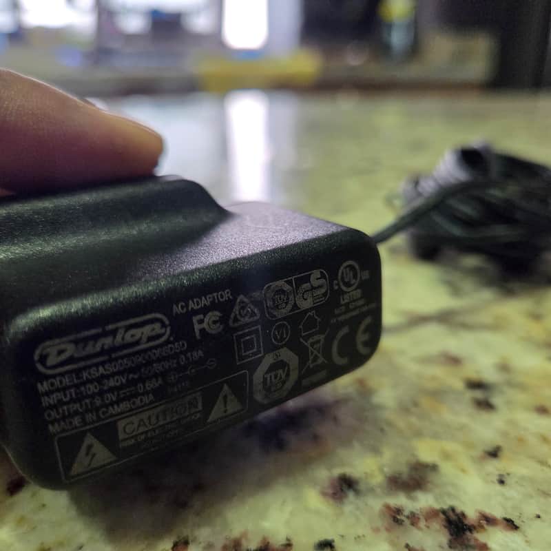 Dunlop ECB002US 9V AC Adapter 2010s - Black image 1
