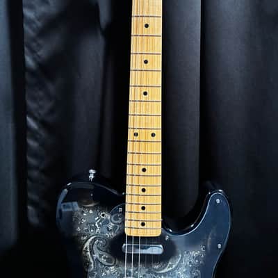 Fender MIJ Limited Edition Black Paisley Telecaster 2020 image 2