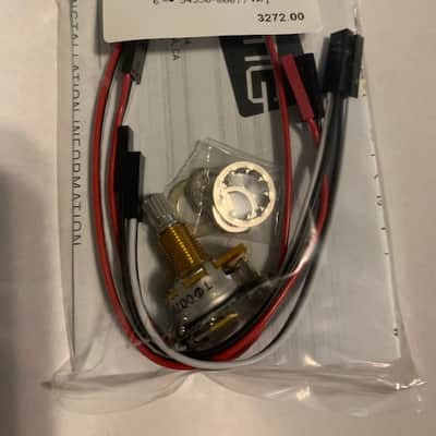 EMG 25K CONTROL VOLUME SPLIT SHORT SHAFT POT SOLDERLESS w/ WIRES FOR ACTIVE EMG GUITAR & BASS #3272 image 2