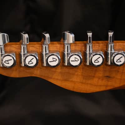 Custom T-Style Floral-carved Walnut, with case, roasted maple neck, Fender hardware, Seymour Duncan pickups 2025 - Gloss (Tru-Oil) image 11