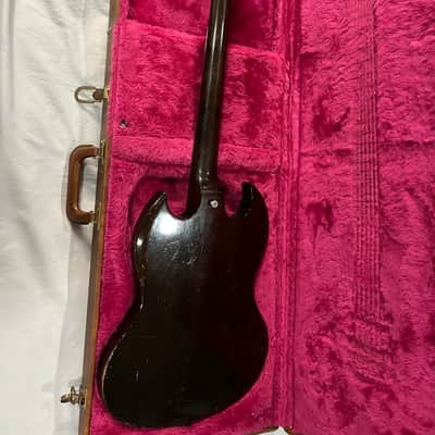 Gibson SG II 1974 with case Walnut vintage mini humbucker image 9