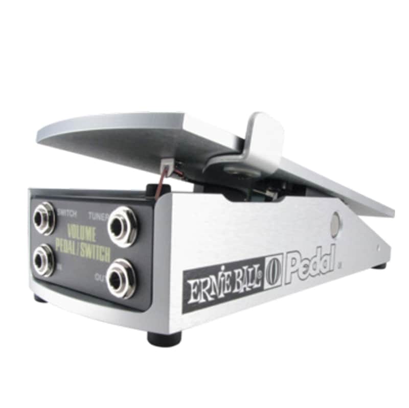 Ernie Ball P0-6168 250K Mono Passive Volume Pedal with Switch Silver image 1