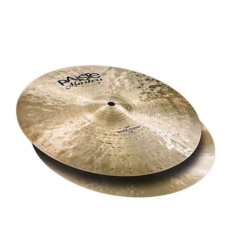 Paiste 14" Masters Dark Hi-Hat Cymbals (Pair) image 1