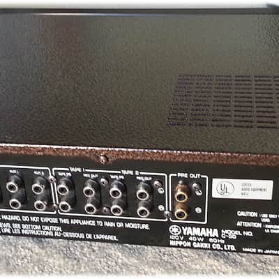Recapped Yamaha C-50/M-50 preamp, power amp combo image 4