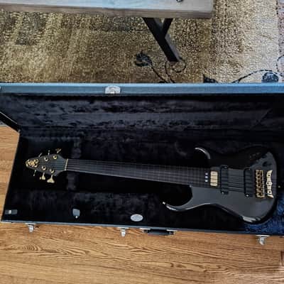 Alembic Europa 6-String Bass 1994, Fretless - Translucent Black image 1
