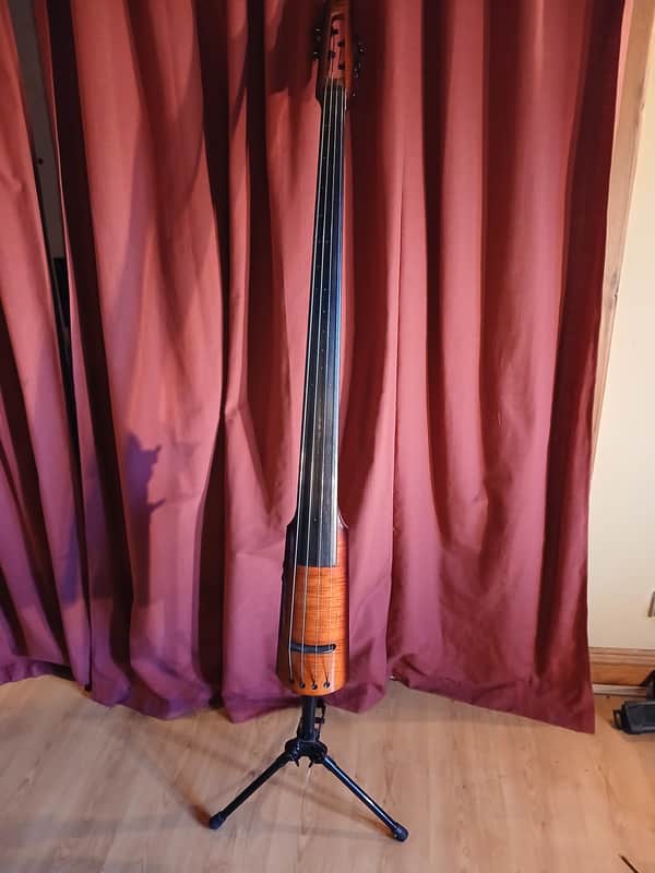 NS Design WAV 4 – 4-String Electric Upright Bass – With Stand – UK image 1