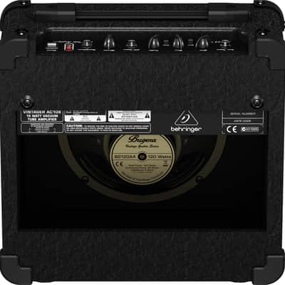 BEHRINGER AC108 15W Vintage-Style Tube Guitar Combo Amplifier with 12AX7 + Full Warranty image 7