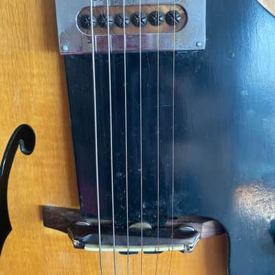 Hopf Hollow body Jazz + Hardcase 1959 imagen 7