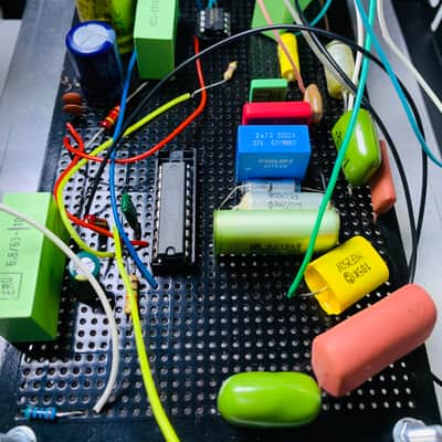 Boutique Handmade 7 Bands Analog Equalizer Sevenlog Tsomokos Audio Studio synthesizer instrument use image 4