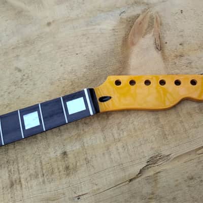 FATBOY CANADIAN MAPLE ON ROSEWOOD T GUITAR NECK BlOCK INLAYS STEEL FRETS FITS OEM image 7