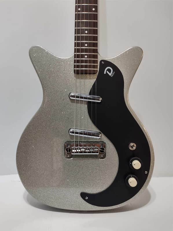 Danelectro 59M NOS+ Metalflake 60th Anniversary 2019 - Present - Silver Metalflake image 1