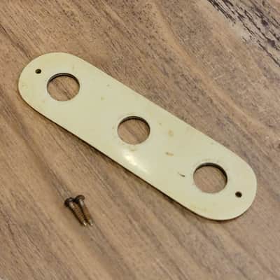 Silvertone H1454 Rocket Triple Toggle Switch Plate Cover 1963 - Tortoise Shell image 3