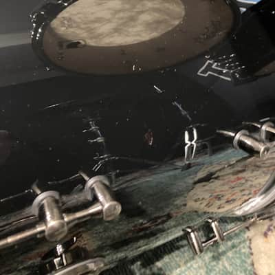 Mapex - Black Panther Design Lab, Cherry Bomb,  Jeff Hamilton 4-Piece Bop  Set! 2020's - Piano Black, Snare and Cases included!! image 21