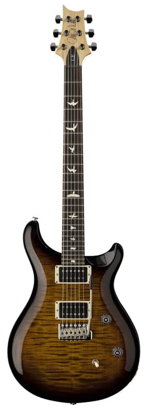 PRS CE 24 Double-Cutaway 24-Fret Electric Guitar Bolt-On Series Black Amber with Gigbag