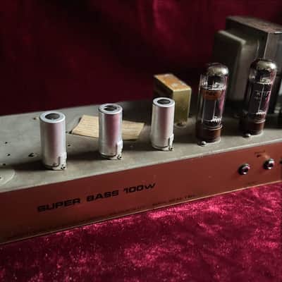 1968 Marshall JMP Super Bass 100 PLEXI Hendrix Page Kossoff image 4
